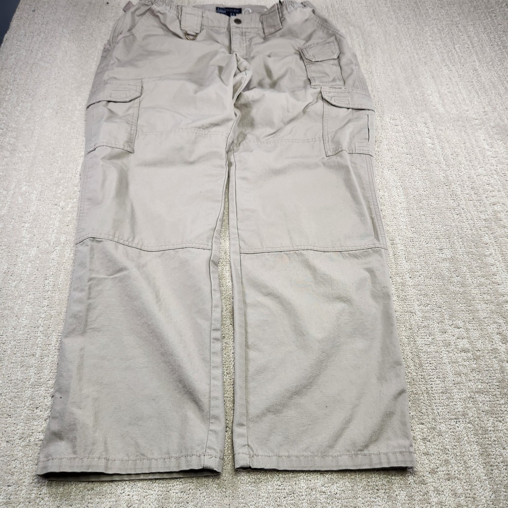 511 Tactical‎ Pants Women 16 Cotton Canvas Double Knee Ripstop Beige Cargo NEW
